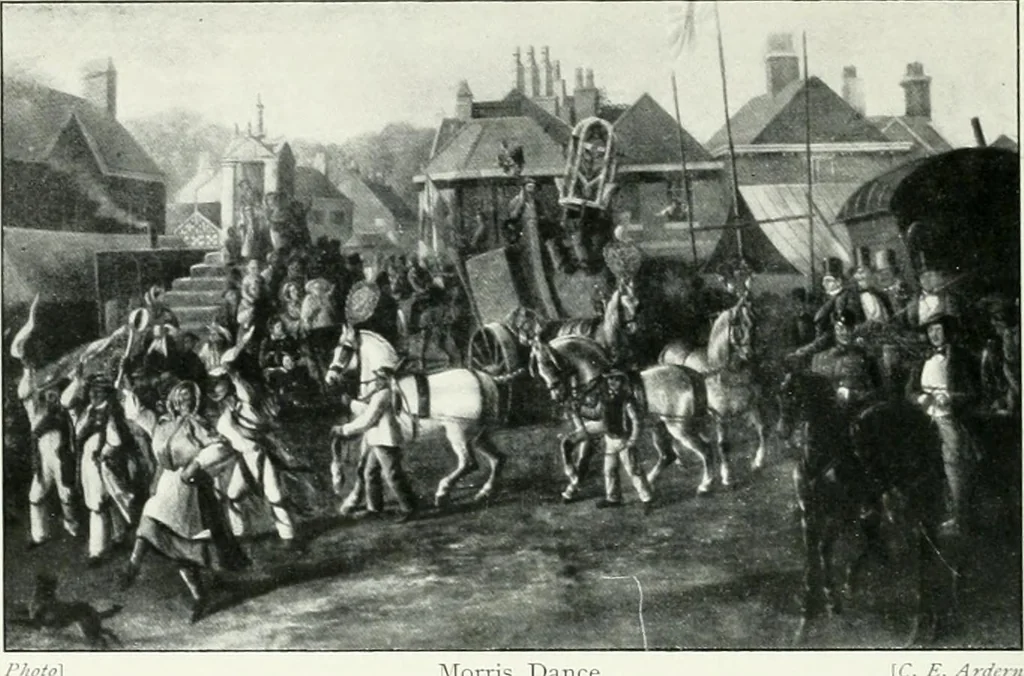 An illustration from Cheshire, its traditions and history, including a record of the rise and progress of freemasonry in this ancient province, 1920, leaf 141