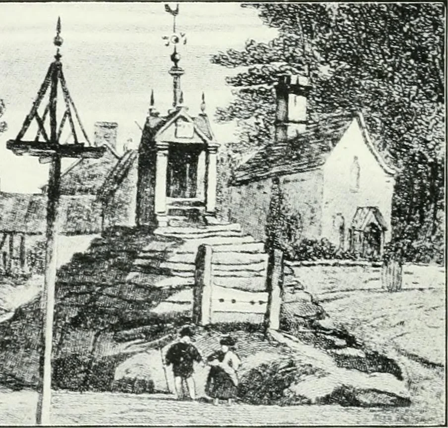 An illustration from Cheshire, its traditions and history, including a record of the rise and progress of freemasonry in this ancient province, 1920, leaf 141