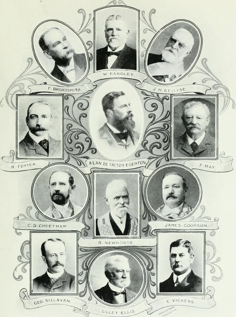 An illustration from Cheshire, its traditions and history, including a record of the rise and progress of freemasonry in this ancient province, 1920, leaf 372