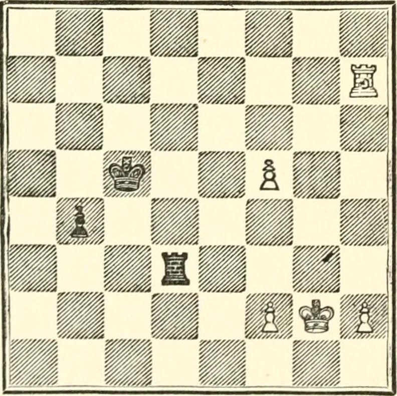 An illustration from Chess fundamentals, 1921, leaf 137