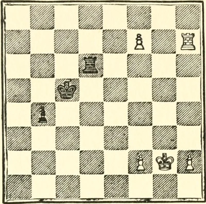 An illustration from Chess fundamentals, 1921, leaf 139