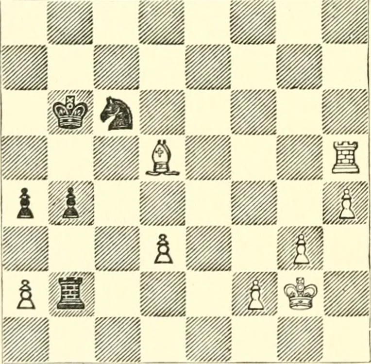 An illustration from Chess fundamentals, 1921, leaf 183