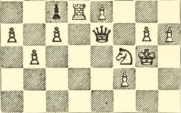 An illustration from Chess fundamentals, 1921, leaf 245