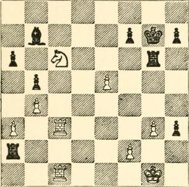 An illustration from Chess fundamentals, 1921, leaf 260