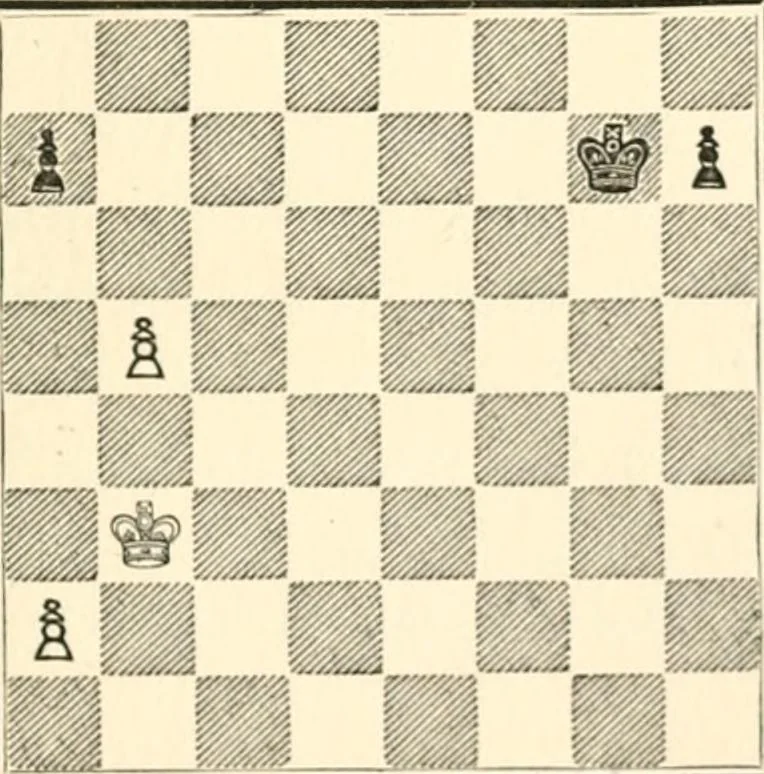 An illustration from Chess fundamentals, 1921, leaf 56