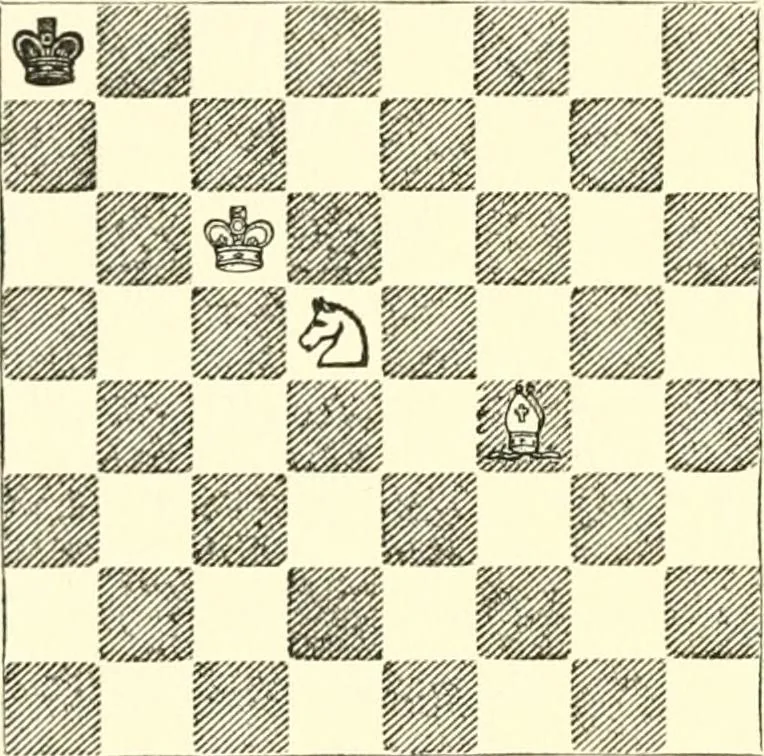An illustration from Chess fundamentals, 1921, leaf 75