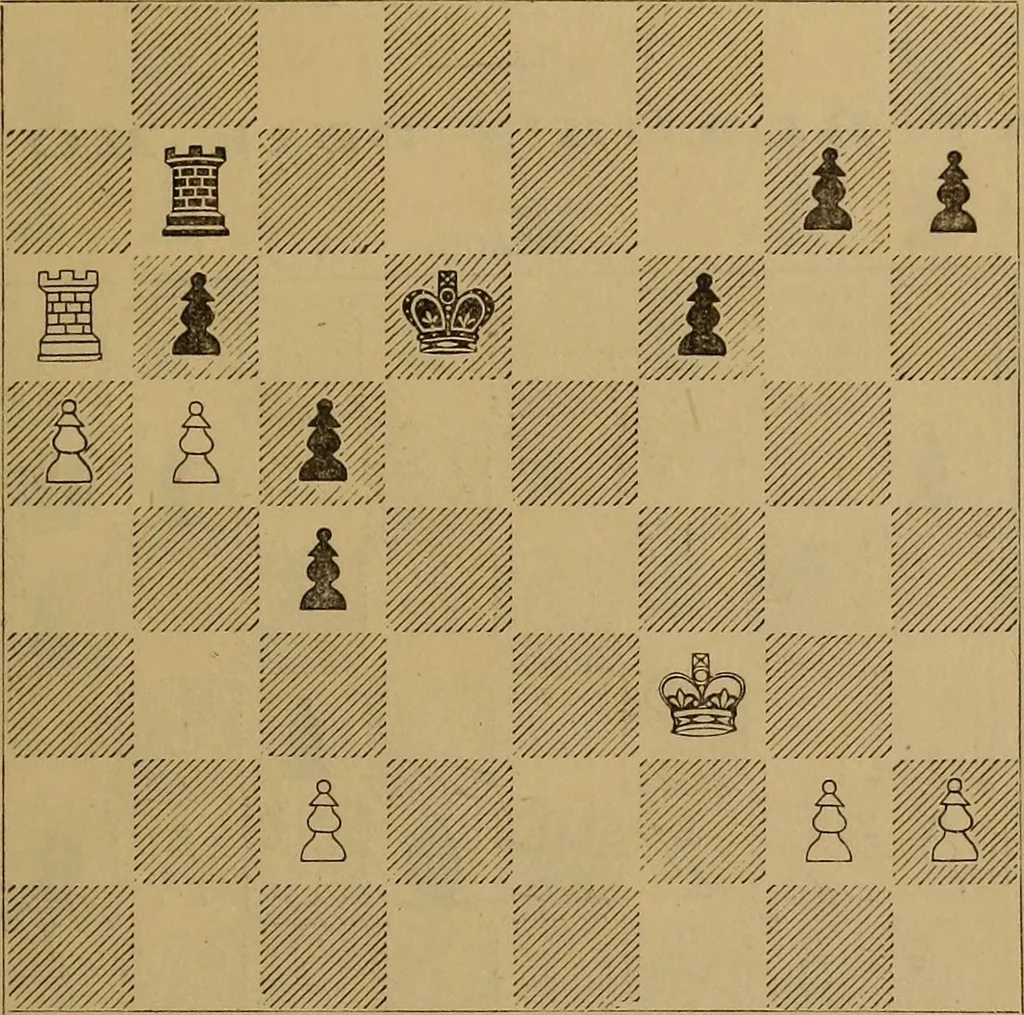 An illustration from The chess openings, 1880, leaf 190