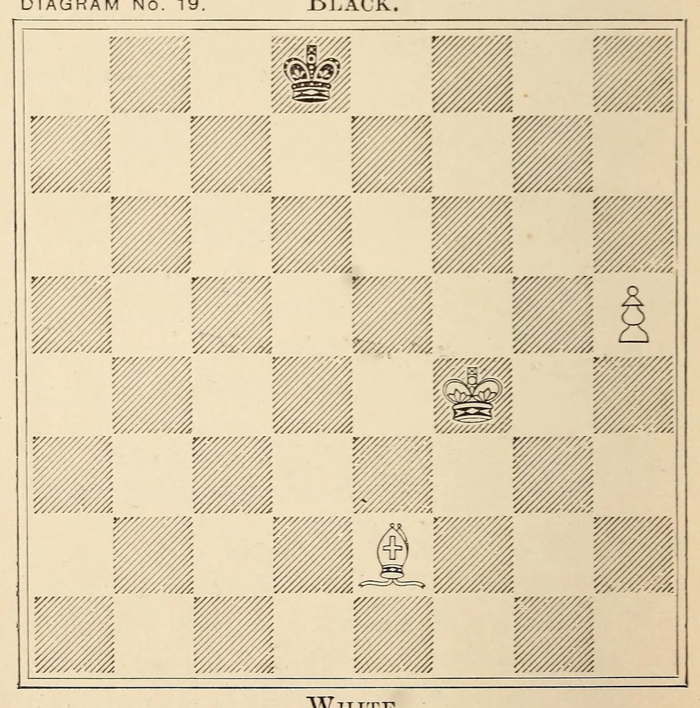 An illustration from The chess-player's text book;, 1849, leaf 64