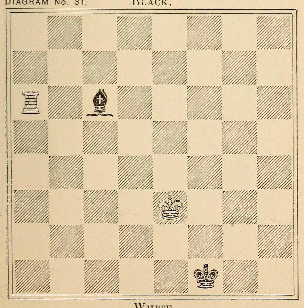 An illustration from The chess-player's text book;, 1849, leaf 79