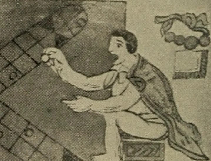 An illustration from Chess and playing cards, 1898, leaf 259