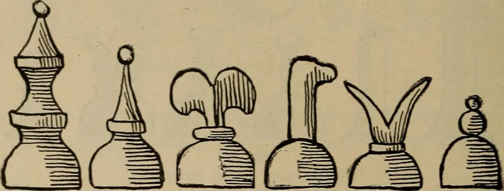 An illustration from Chess and playing cards, 1898, leaf 273