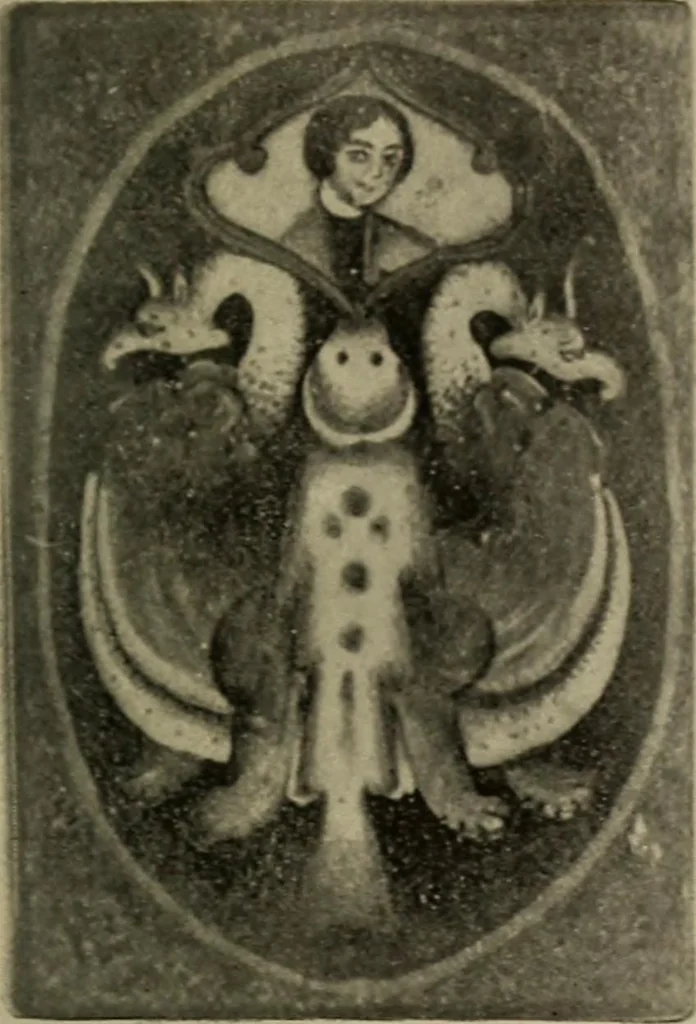 An illustration from Chess and playing cards, 1898, leaf 372