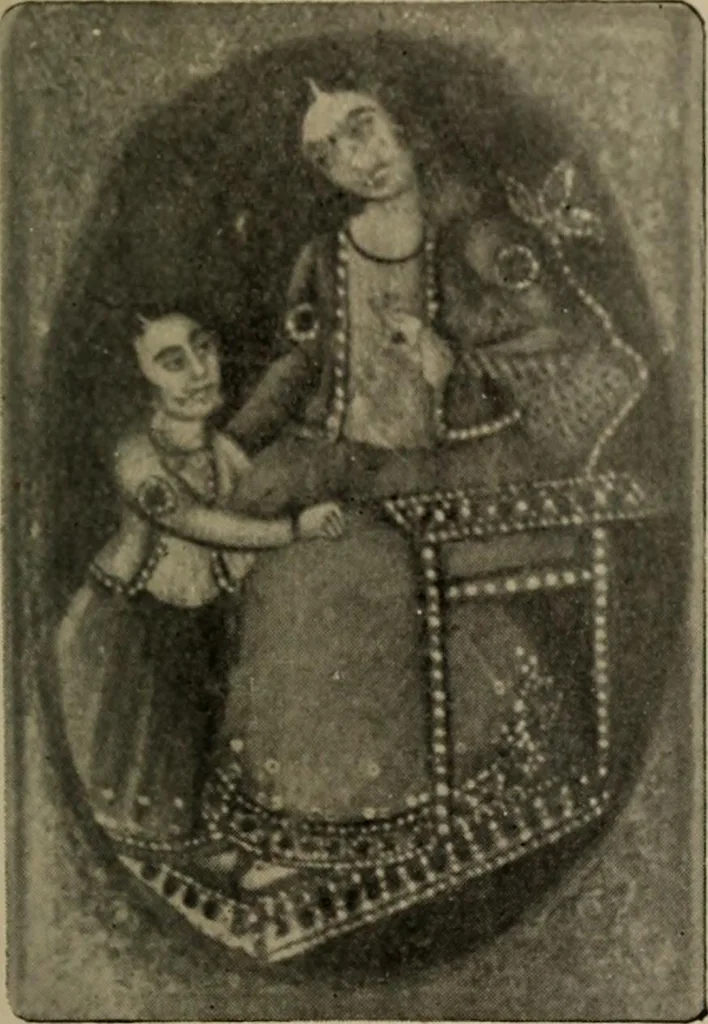 An illustration from Chess and playing cards, 1898, leaf 374