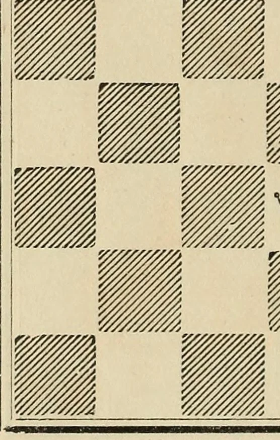 An illustration from Chess problems, 1886, leaf 38