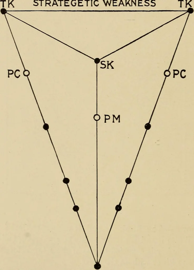 An illustration from Chess strategics illustrated;, 1900, leaf 205