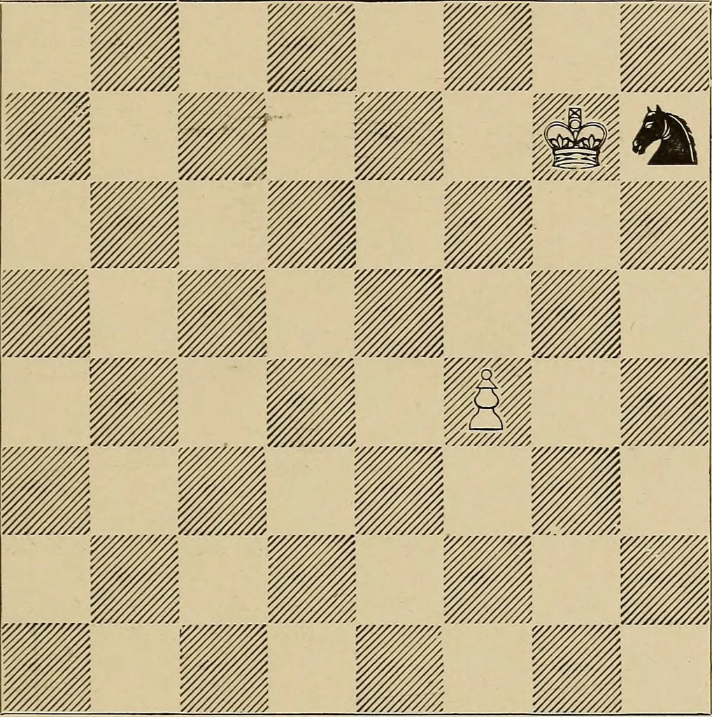 An illustration from Chess strategics illustrated;, 1900, leaf 258
