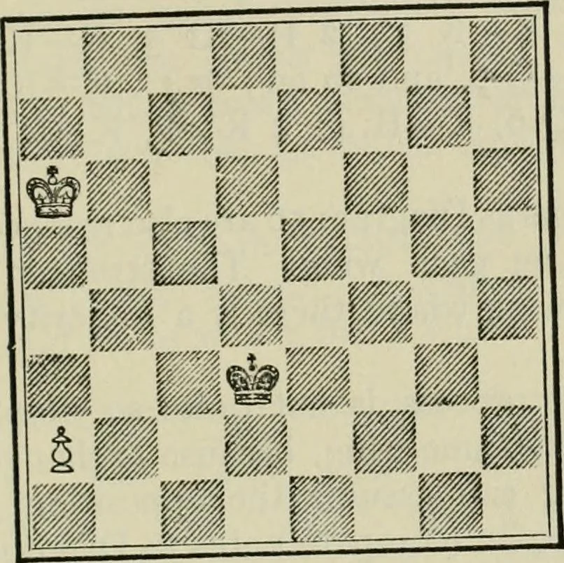 An illustration from Chess strategy, 1921, leaf 94