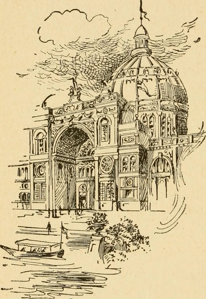 An illustration from Chicago by day and night, 1892, leaf 233