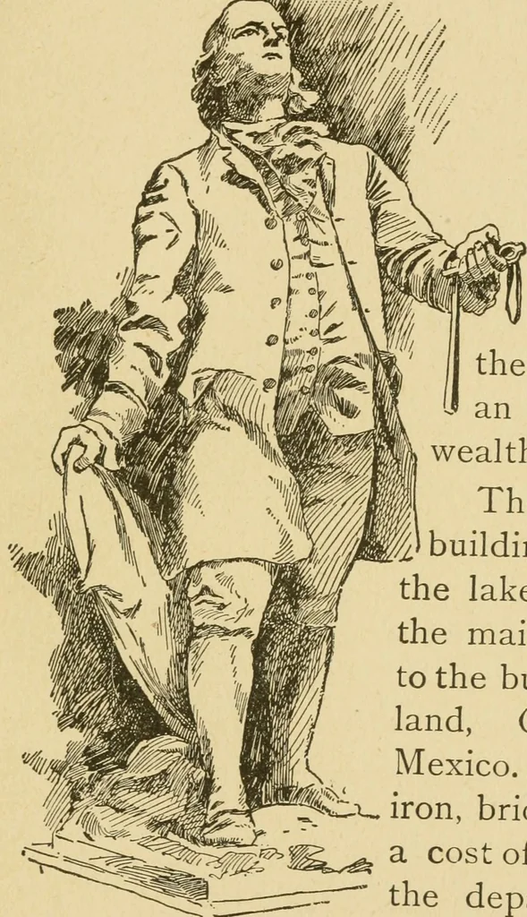 An illustration from Chicago by day and night, 1892, leaf 256