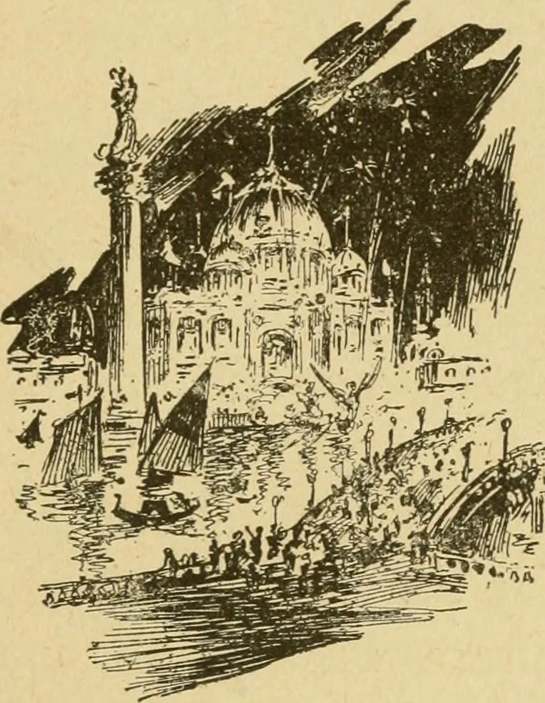 An illustration from Chicago by day and night, 1892, leaf 260