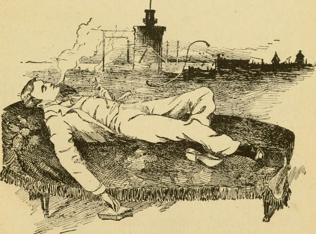 An illustration from Chicago by day and night, 1892, leaf 292