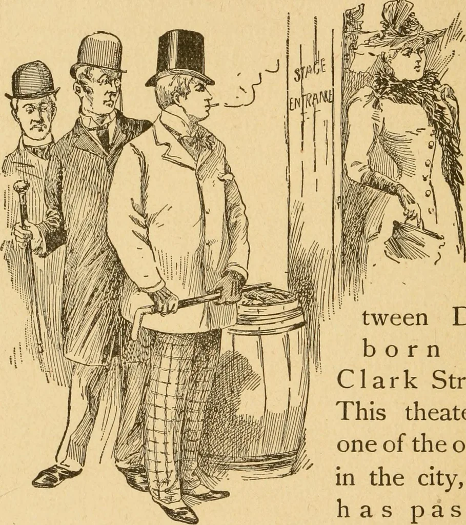 An illustration from Chicago by day and night, 1892, leaf 35