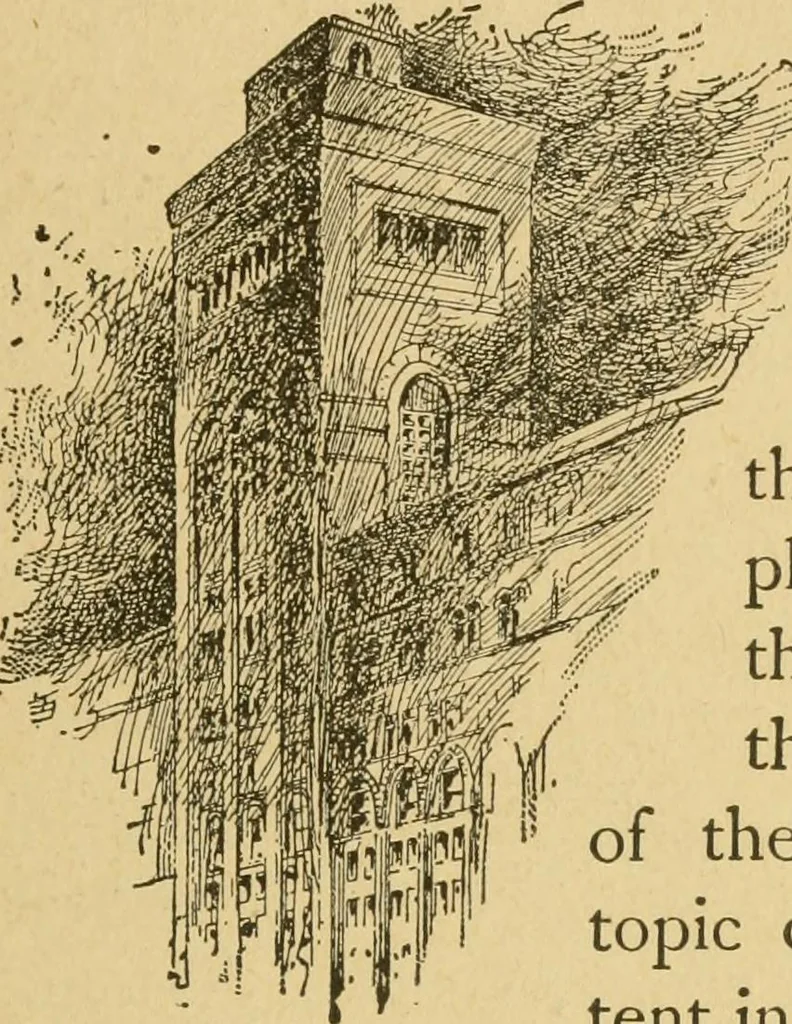 An illustration from Chicago by day and night, 1892, leaf 42