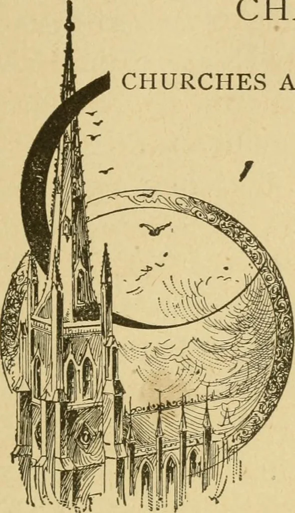 An illustration from Chicago by day and night, 1892, leaf 68