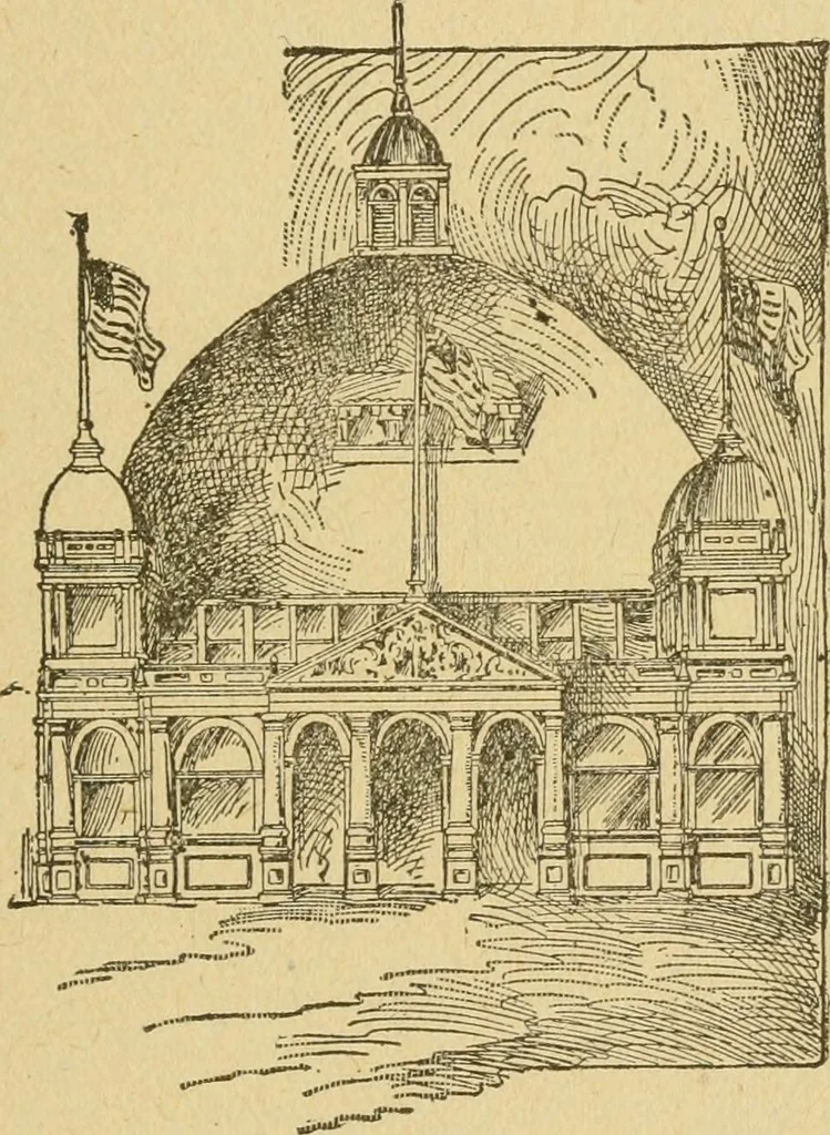 An illustration from Chicago by day and night, 1892, leaf 78