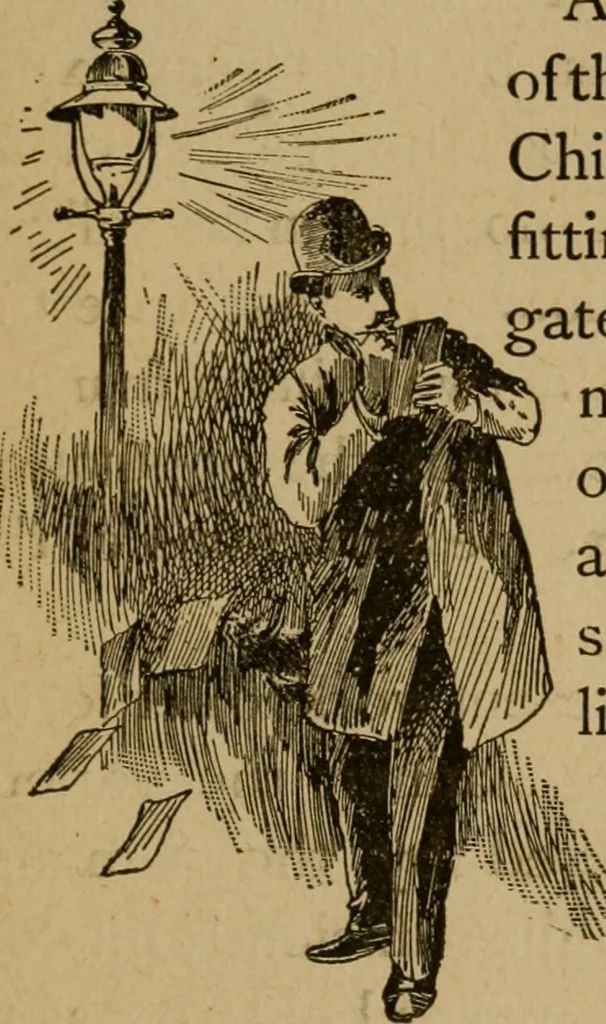 An illustration from Chicago by day and night, 1892, leaf 16