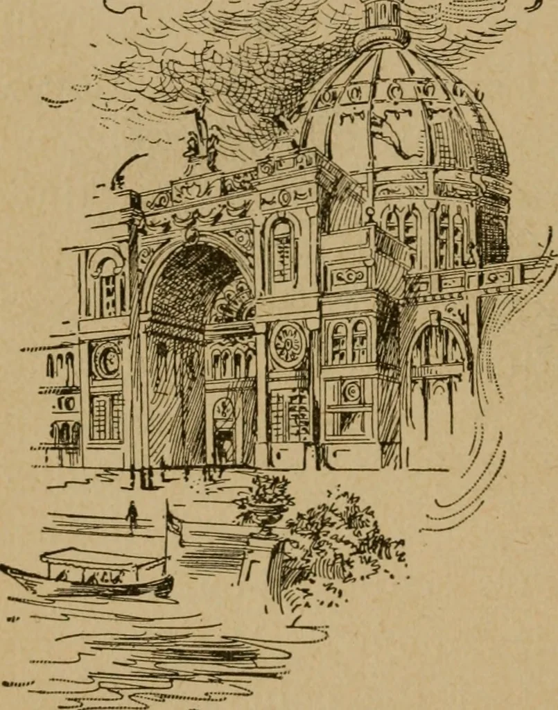 An illustration from Chicago by day and night, 1892, leaf 231