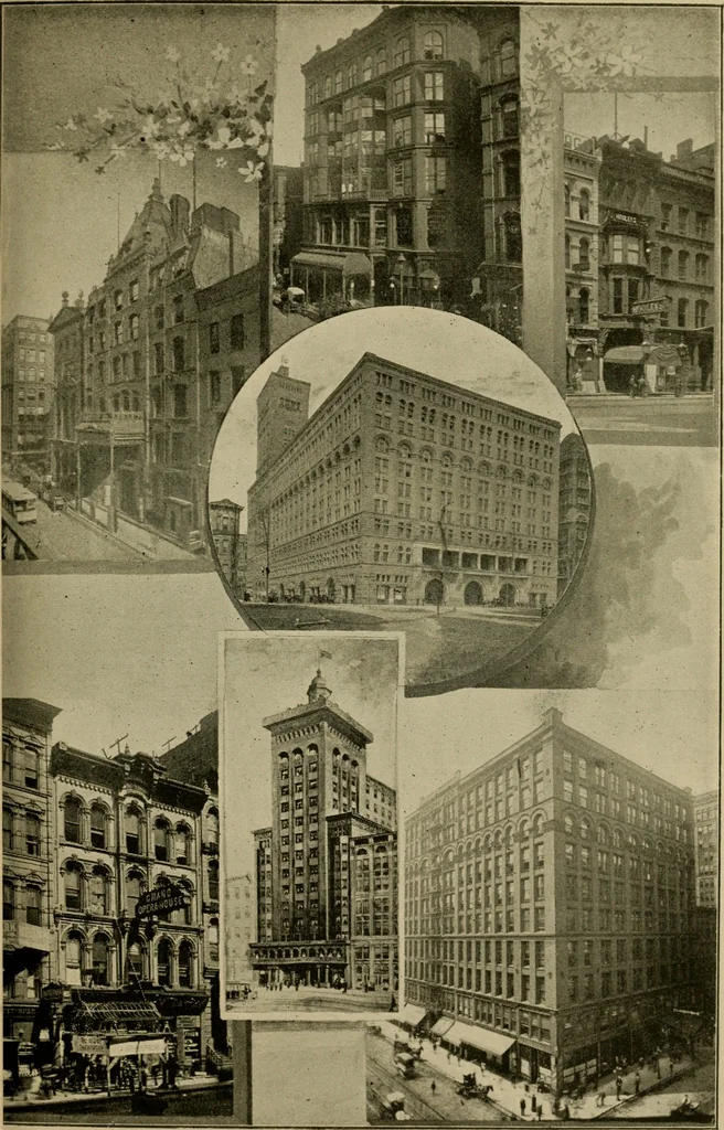 An illustration from Chicago by day and night, 1892, leaf 36
