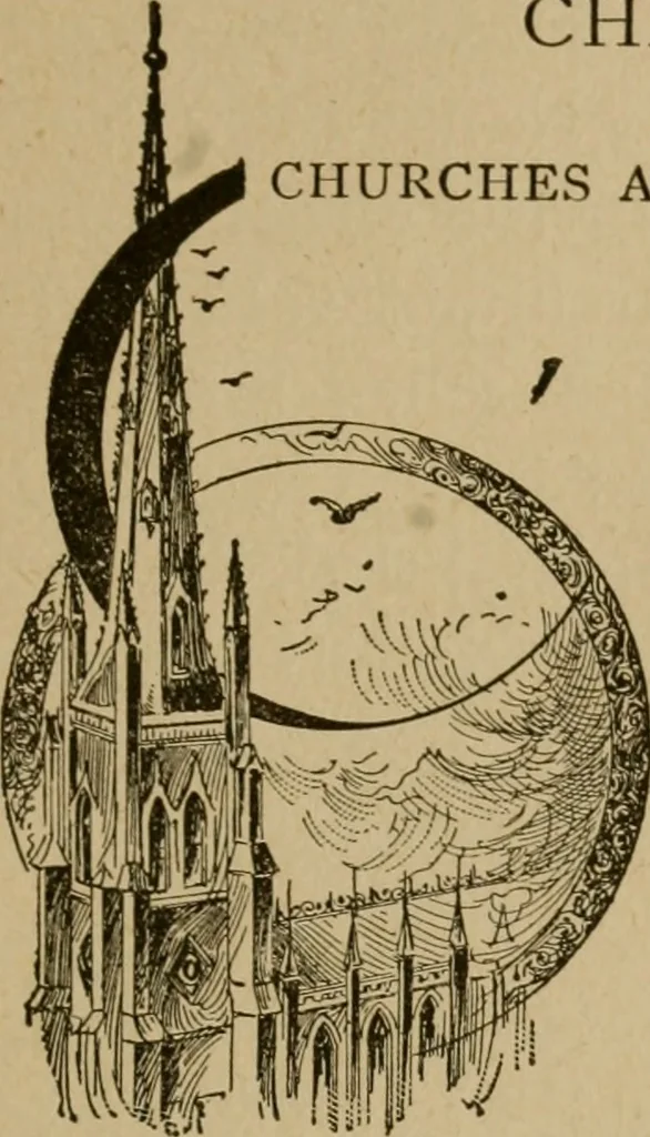 An illustration from Chicago by day and night, 1892, leaf 66
