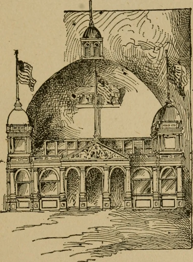 An illustration from Chicago by day and night, 1892, leaf 76
