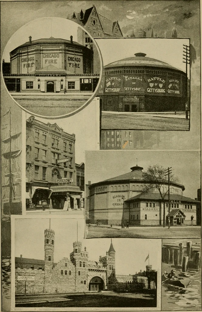 An illustration from Chicago by day and night, 1892, leaf 78