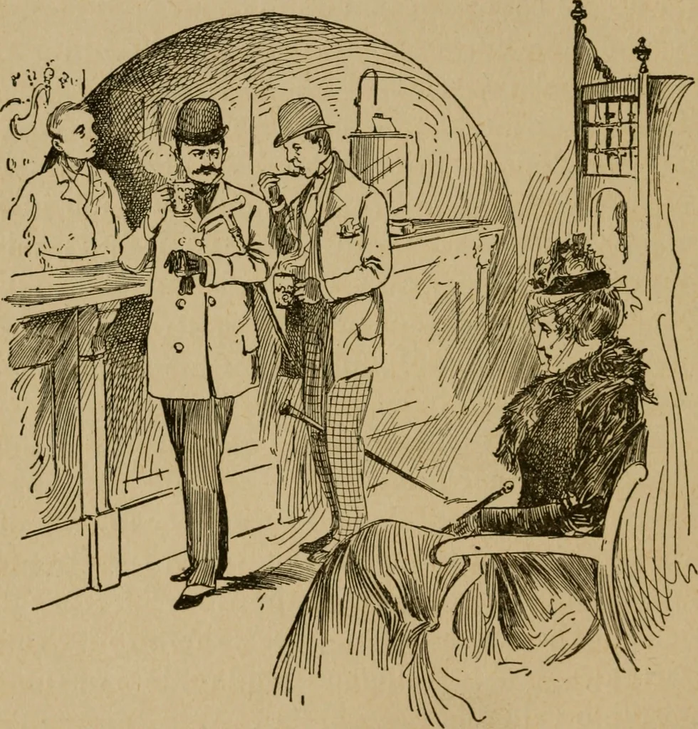 An illustration from Chicago by day and night, 1892, leaf 91