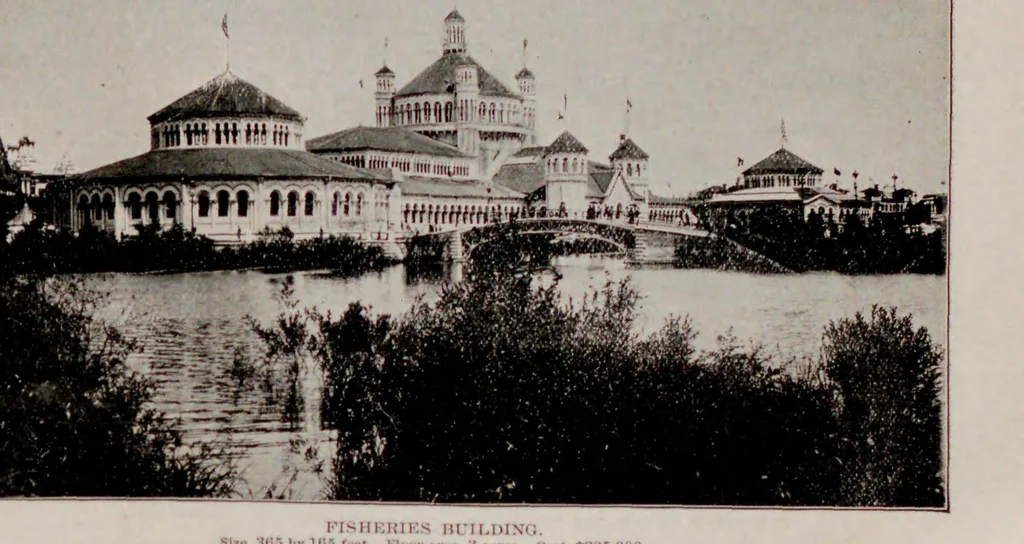 An illustration from Chicago Tribune glimpses of the World's fair; a selection of gems of the White city seen through the Tribune's camera, 1893, leaf 13