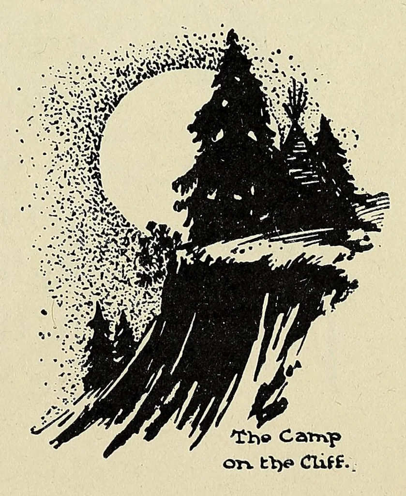 An illustration from The childhood of Ji-shib ́: the Ojibwa, 1900, leaf 39
