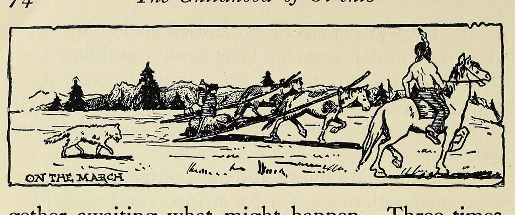 An illustration from The childhood of Ji-shib ́: the Ojibwa, 1900, leaf 78