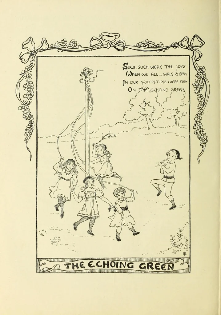An illustration from Child life, 1891, leaf 72