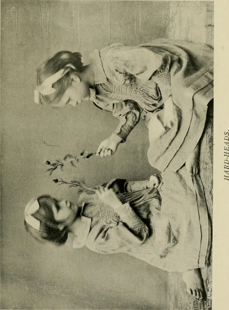 An illustration from Children and gardens, 1908, leaf 114
