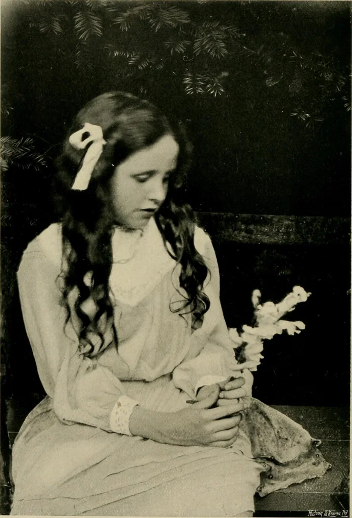 An illustration from Children and gardens, 1908, leaf 119