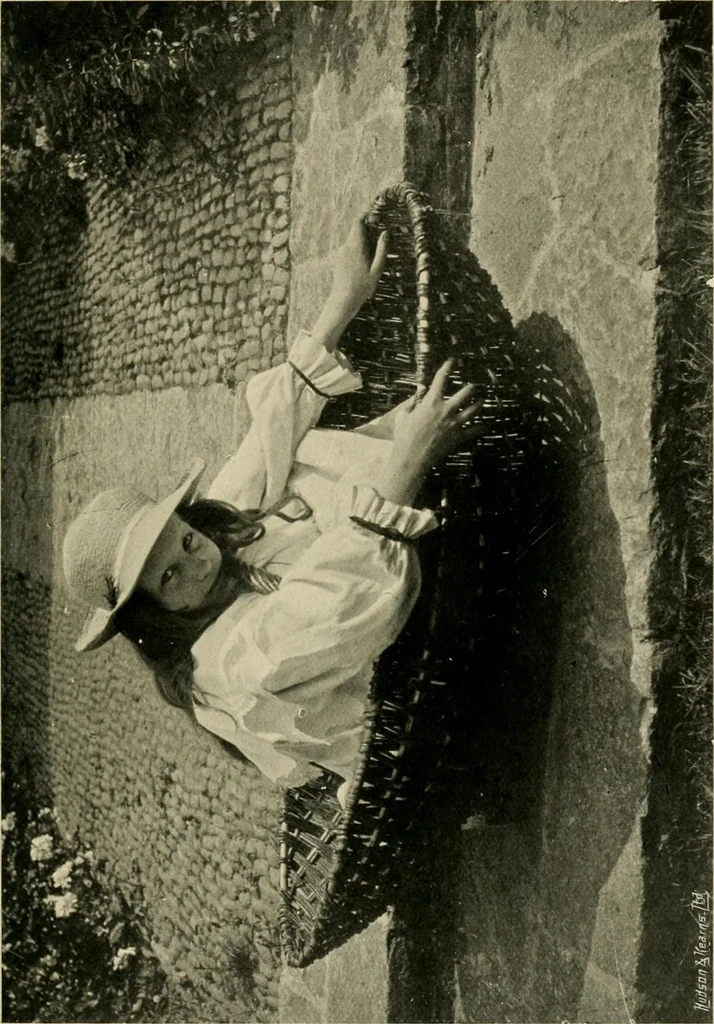 An illustration from Children and gardens, 1908, leaf 124