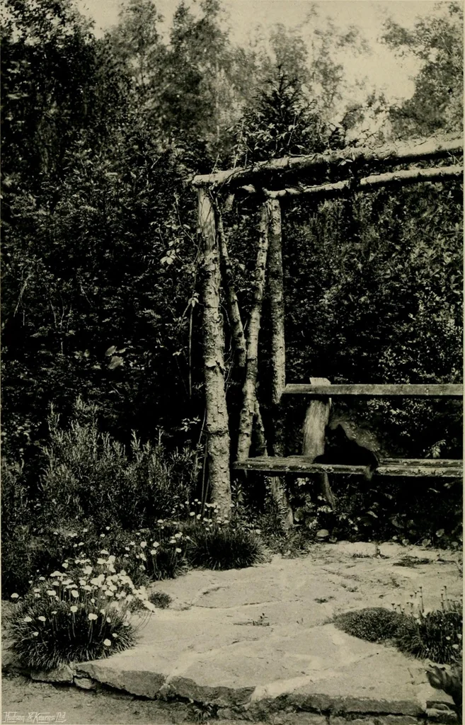 An illustration from Children and gardens, 1908, leaf 133