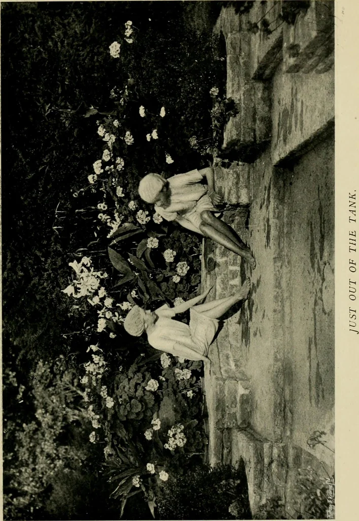 An illustration from Children and gardens, 1908, leaf 170