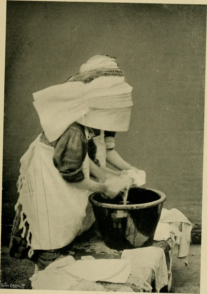 An illustration from Children and gardens, 1908, leaf 46
