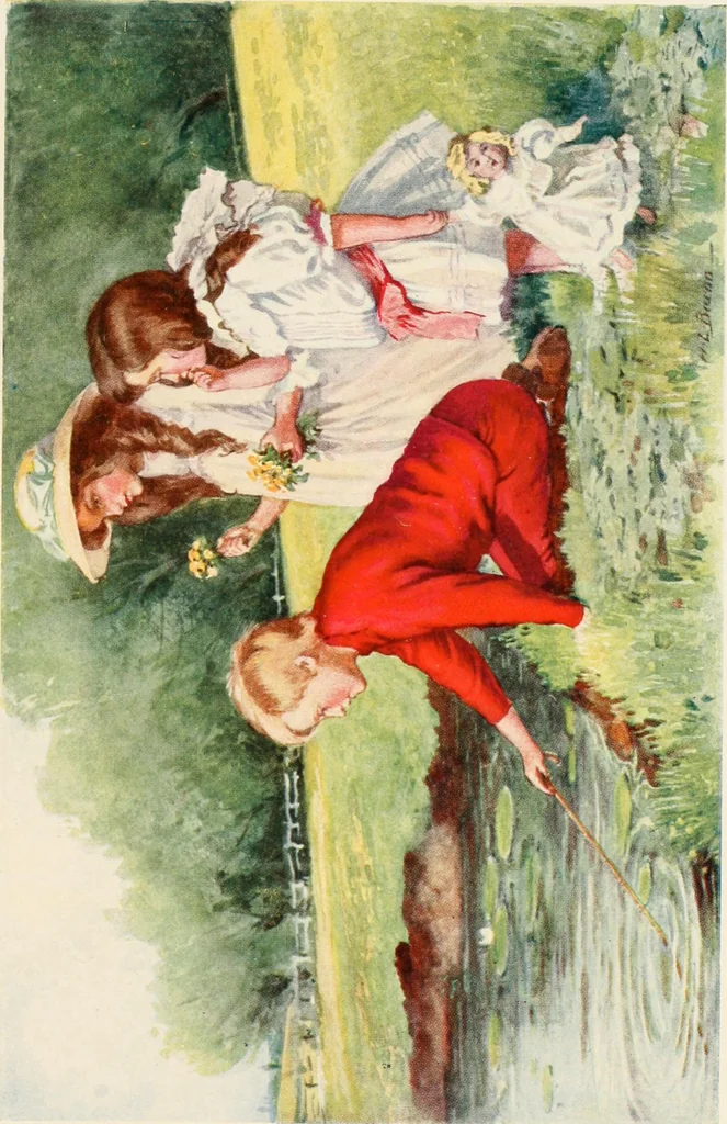 An illustration from The children's book of stars, 1908, leaf 140