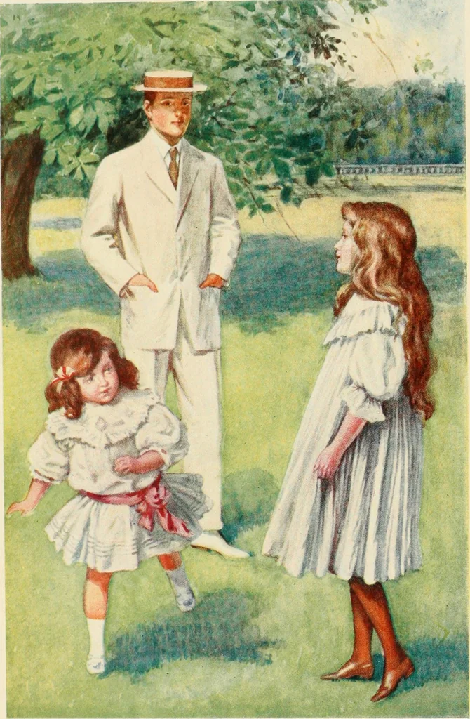 An illustration from The children's book of stars, 1908, leaf 9