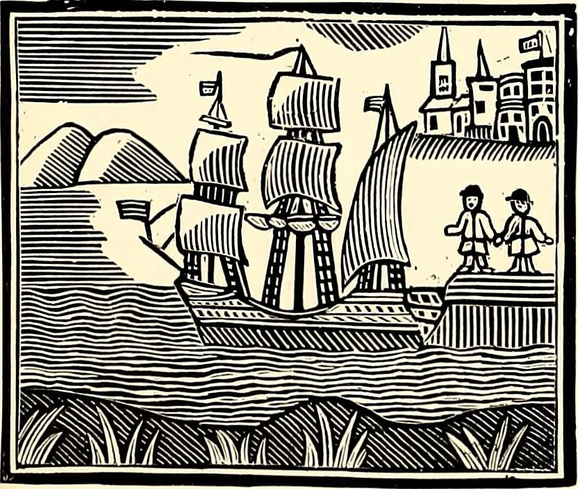 An illustration from Children's books and their illustrators, 1897, leaf 23