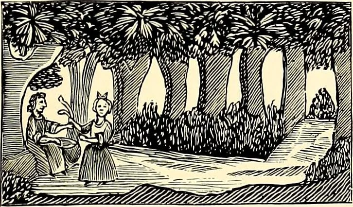 An illustration from Children's books and their illustrators, 1897, leaf 24